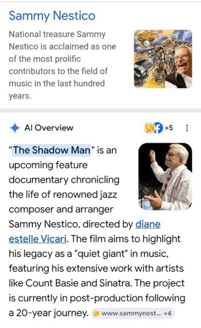 Sammy Nestico National Treasure