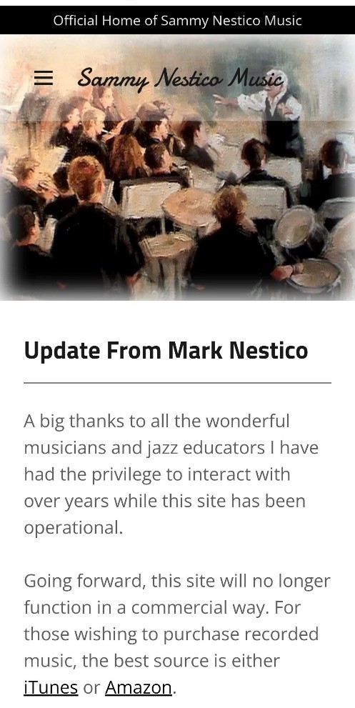 Update from Mark Nestico