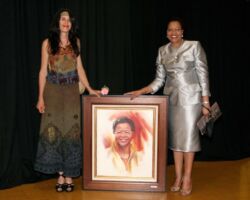 Mrs Gra├ºa Machel and Martjie
