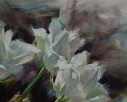 Roses in the Wind Close Up