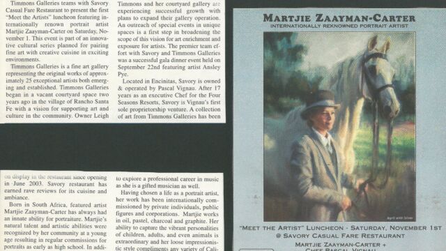 Del Mar Times Article